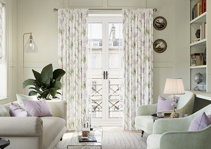Laura Ashley Gosford, Grape - Made to Measure Curtains - Image 3